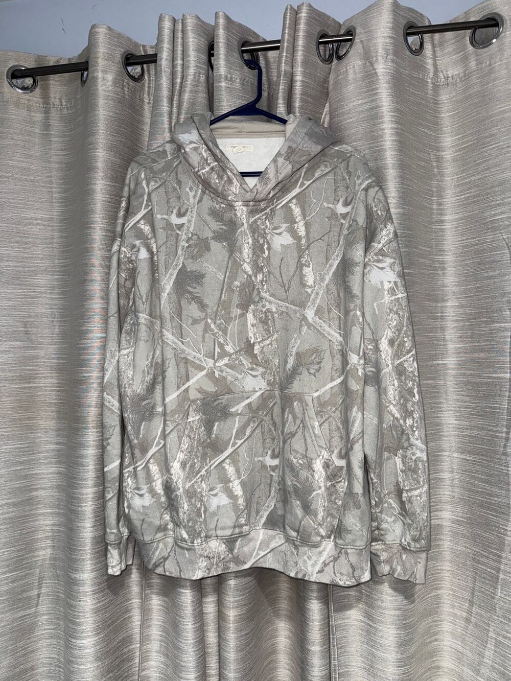 Aeropostale Cloud Soft Forest Camo Boxy Pullover Camoflauge Hoodie Large